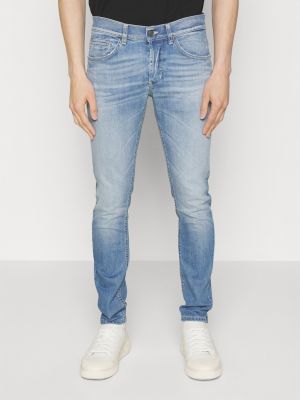 Приталенные джинсы Dondup синие