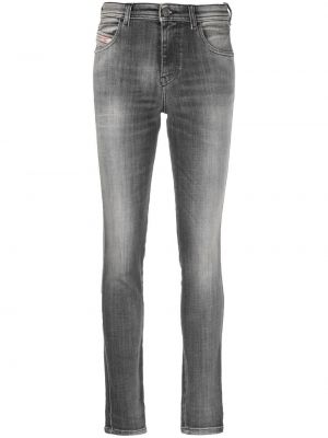 Skinny fit-jeans Diesel grå