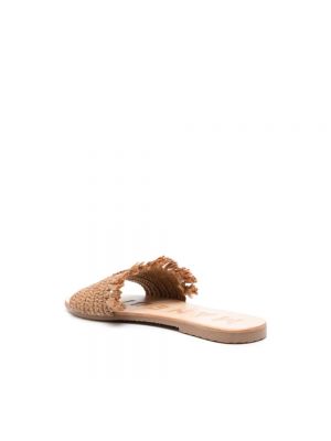Geflochtene sandale Manebi braun