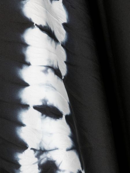 Hedvábný šál s potiskem s abstraktním vzorem Suzusan
