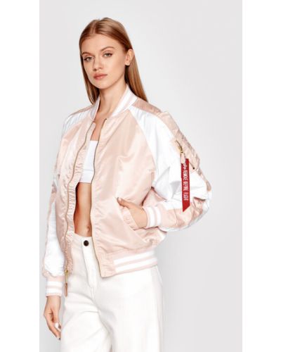 Giacca bomber Alpha Industries, rosa