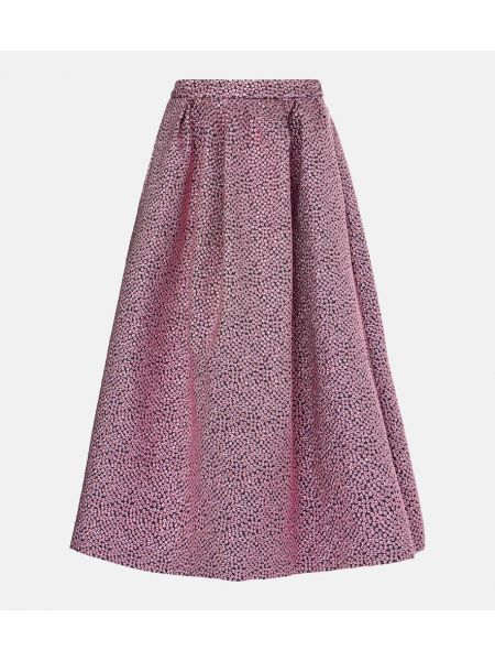 Midi nederdel Dries Van Noten pink