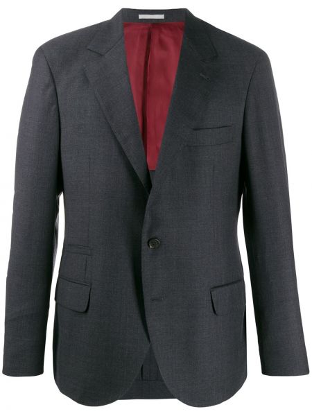 Smal blazer Brunello Cucinelli grå