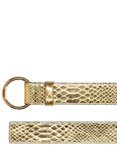 Cintura di pelle Michael Kors Collection oro