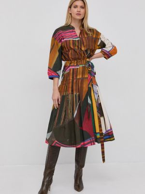 Bavlněné midi šaty Liviana Conti