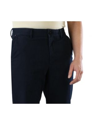 Pantalones chinos con botones con cremallera Tommy Hilfiger azul