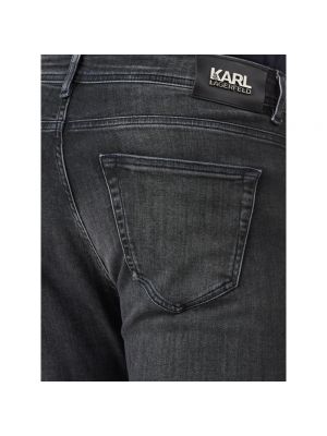 Jeansy skinny z kieszeniami z ćwiekami Karl Lagerfeld