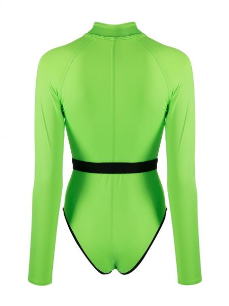 Bañador manga larga Noire Swimwear verde