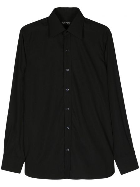 Košulja od liocela Tom Ford crna