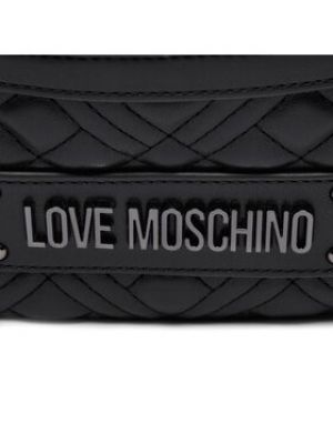 Prošívaná ledvinka Love Moschino černá