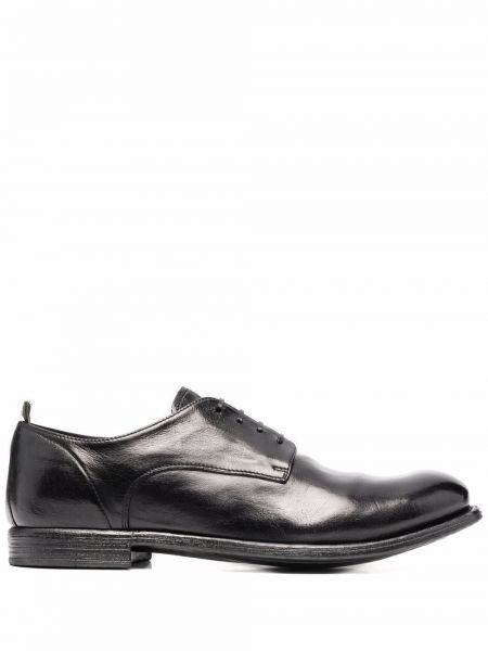 Обувки в стил дерби с връзки с дантела Officine Creative черно