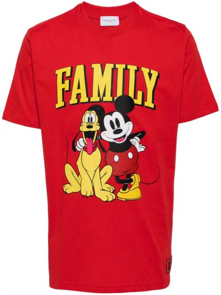 Tricou din bumbac cu imagine Family First