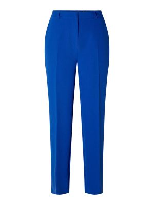 Pantaloni Selected Femme albastru