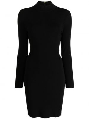 Μίντι φόρεμα από ζέρσεϋ Michael Kors μαύρο