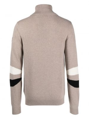 Sweter w paski z nadrukiem Rossignol