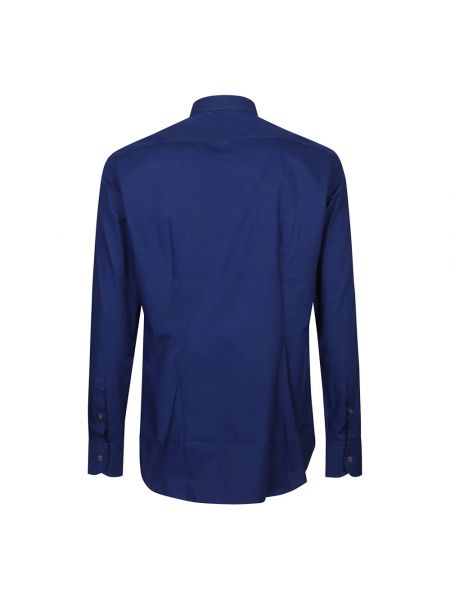 Camisa slim fit Orian azul
