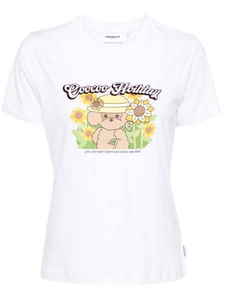 T-shirt Chocoolate hvid