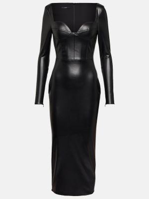 Μίντι φόρεμα Alex Perry μαύρο