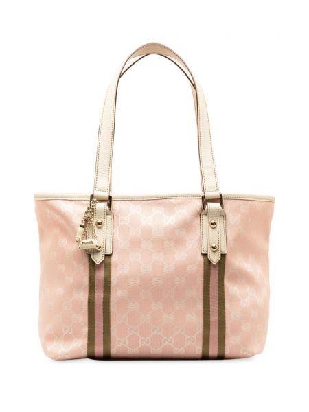 Шопинг чанта Gucci Pre-owned розово