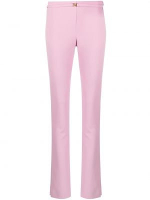 Pantaloni cu fermoar Blumarine roz