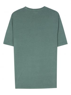 Marškinėliai su kišenėmis Officine Generale žalia