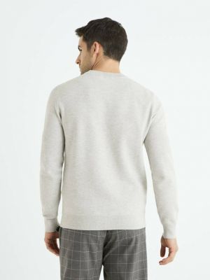 Пуловер Celio сиво
