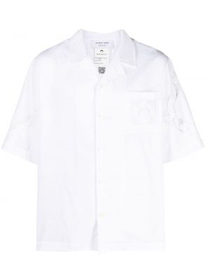 Bavlněná košile Marine Serre bílá