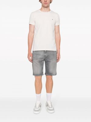Shorts en jean taille basse Tommy Hilfiger gris