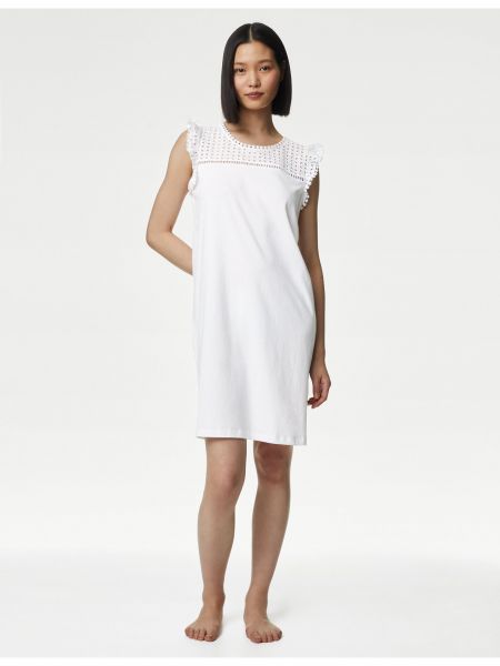 Noční košilka Marks & Spencer bílá