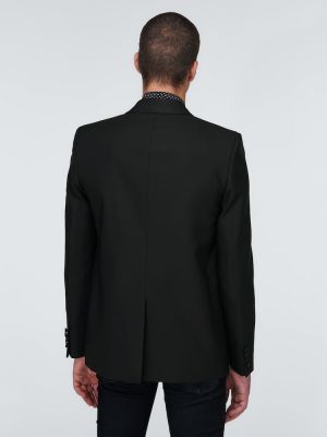 Ukrojena obleka Saint Laurent črna