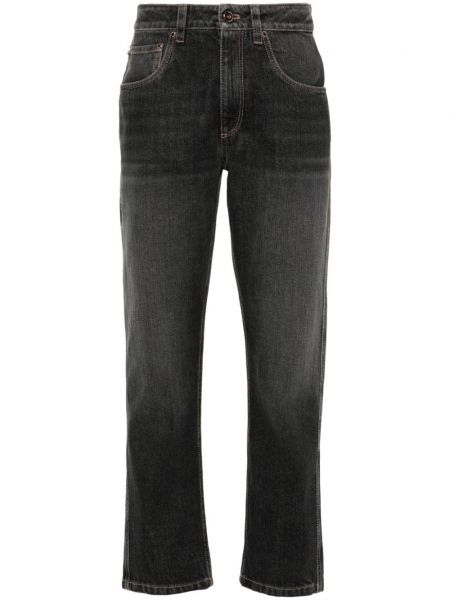 Bomuld jeans Brunello Cucinelli grå