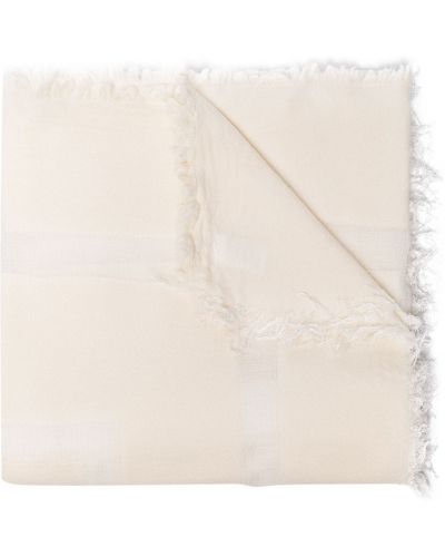 Bufanda de tejido jacquard Totême blanco