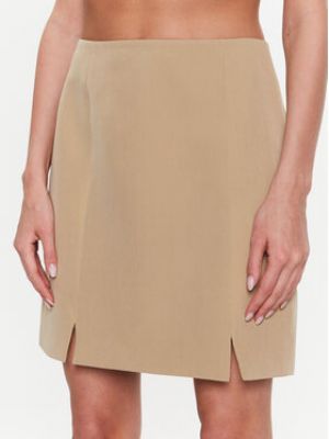 Béžové mini sukně Bruuns Bazaar