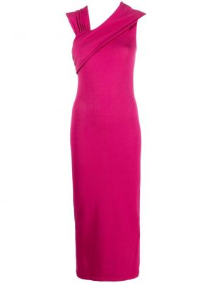 Асиметрична коктейлна рокля Federica Tosi розово