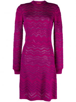 Vilnonis suknele Missoni violetinė