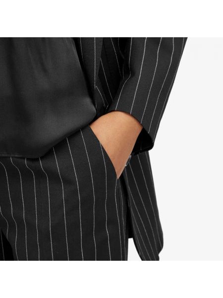 Классические брюки в полоску Dolce & Gabbana черные