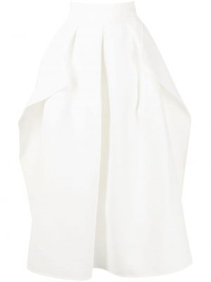 Spódnica plisowana Maticevski, biały