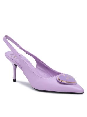 Sandále Love Moschino fialová