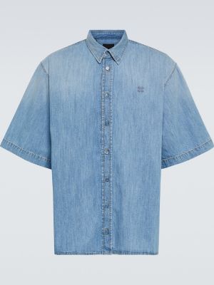 Дънкова риза Givenchy синьо