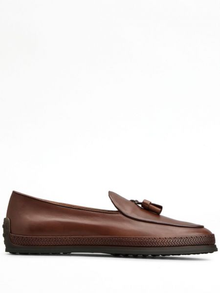 Læder loafers Tod's brun