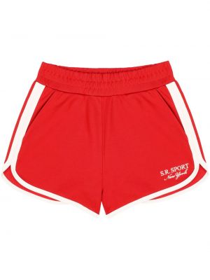 Shorts de sport Sporty & Rich rouge
