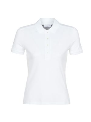 Polo majica kratki rukavi slim fit Lacoste bijela