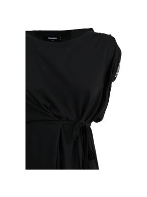 Sukienka midi Dsquared2 czarna