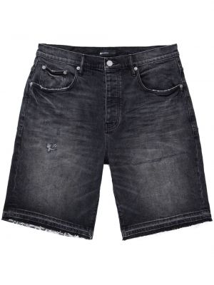 Shorts en jean effet usé Purple Brand