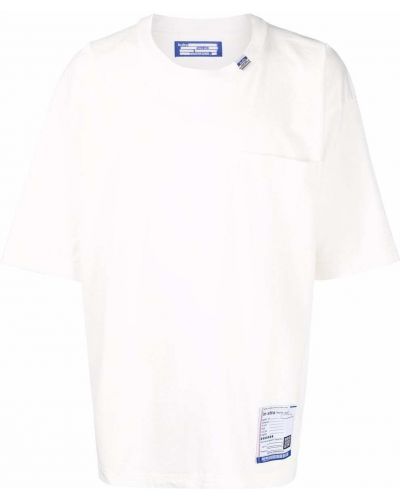 Oversize тениска с джобове Maison Mihara Yasuhiro бяло