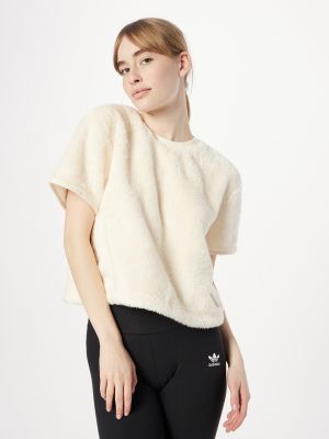 Памучен пуловер Adidas Originals бяло