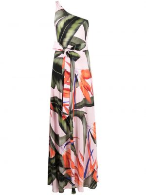 Kleid mit print Alexandra Miro pink