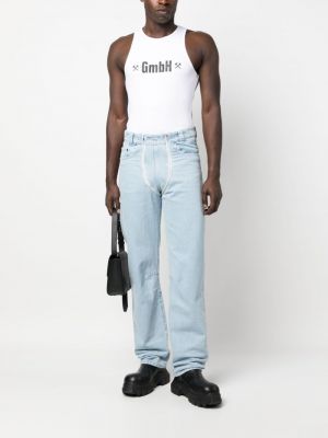 Straight fit džíny na zip Gmbh