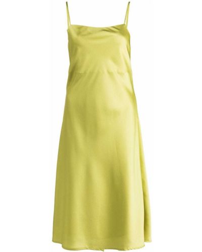 Saténové šaty Apparis - zelená
