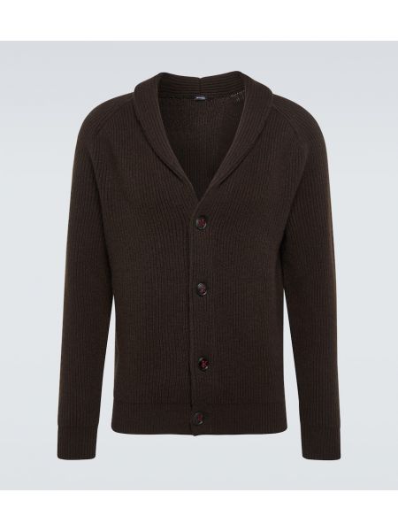 Cashmere strikkegenser Kiton brun